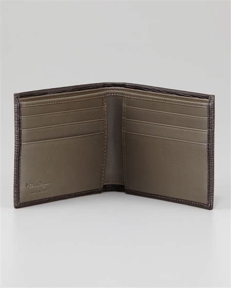 salvatore ferragamo revival leather wallet.